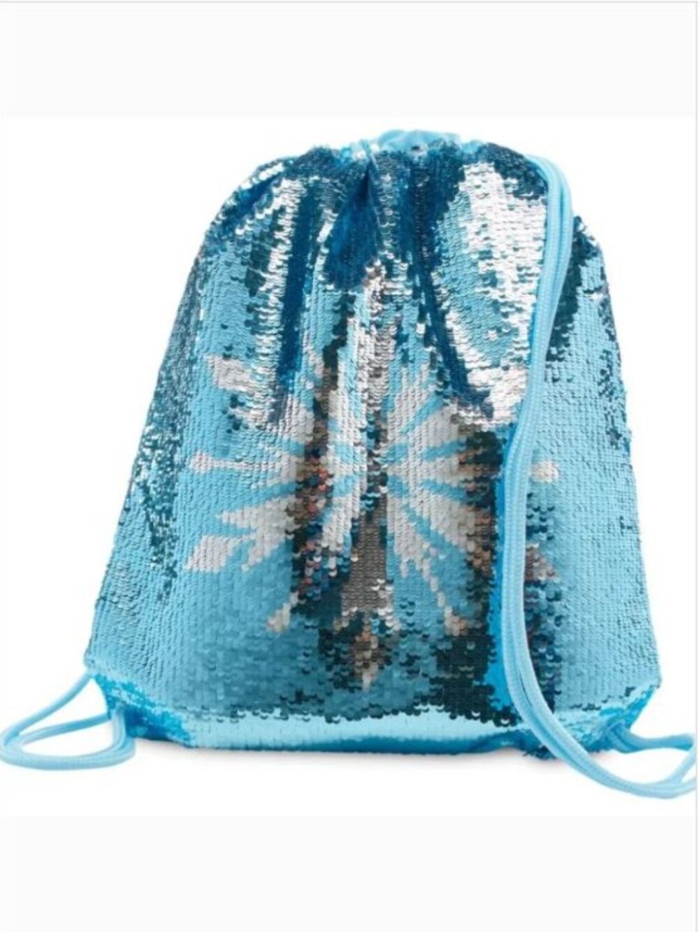 Disney Frozen 2 Reversible Sequin Drawstring backpack - NWT